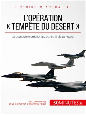 cover image of L'opération « Tempête du désert »